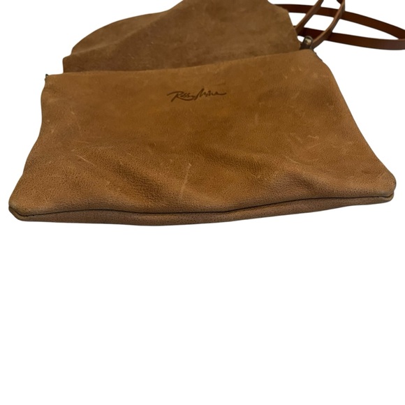 Rossymina Soft Tan Leather Flap Bag - Picture 13 of 16
